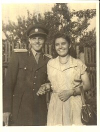 Jaroslav Hutárek with his wife Eliška