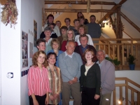 Arts workshop, parting with the team after 12 years; Zahrádky, 2006 

