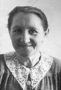 Josefa Dostálová née Dosedlová, the mother of the witness, 1959 