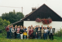 One of the annual meetings of the Bubeník family, Rájov, 2001.