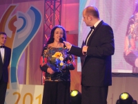 Katarína and the award of the city of Košice.

