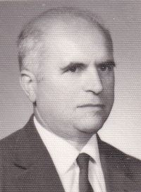 Husband Boris Hajný (1922–1996), a Volhynian Czech