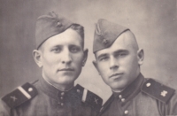 Several members of Evžen Švihlík's family remained in the Soviet Union even after the WWII. They were thus conscripted to the Red Army. There were tens of thousands of Czechs living in the USSR who served in the Red Army.