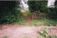 On this spot, Evžen Švihlík's birth house once stood.