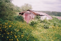 That's all what remained of the Švihlík family house in Rožděstveno.