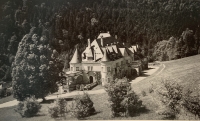 The Kunerady castle before being burned down