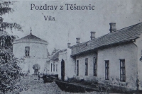 The former Hertlov mill, Těšnovice u Kroměříže, circa 1925