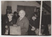Jaroslav in his first year of high school, workshop. 1986.