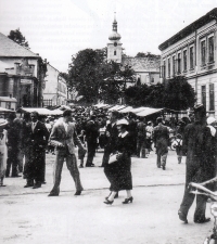 Patronal festival in Poruba, 1930s