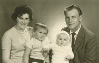 The family of Zdenek Brom