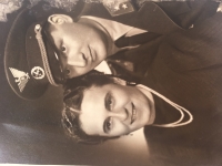 Aunt and uncle Kubani (uncle in SLovak army uniform)