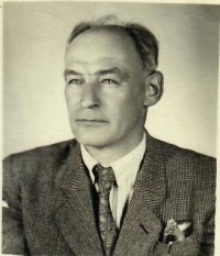 Portrait of Václav Kouklík, father of the witness, Polná around 1952