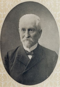 Her great-grandfather, a protestant priest Josef Šára 