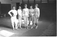 Fleurette team of Košice girls: Mirka Semanová, Katarína Raczová, Zlatica Fedorová, Táňa Dubayová, Ľudmila Fedorová.
