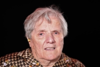 Aloisie Stanzelová during the recording of an interview in 2020