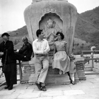 Mrs. and Mr. Dostál on a trip / China / mid 1950s