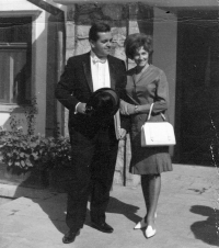 Mrs. and Mr. Dostál in Kabul shortly before Ivo had been granted an audience with the king / Afghanistan / around 1967 
