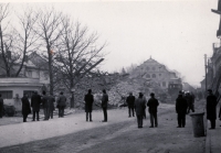 Demolice kostela Čtrnácti svatých pomocníků v Nýrsku, 26. ledna 1973