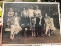Happy Škrek family before the war.
