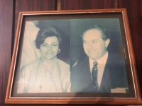 Mikuláš and his wife.
