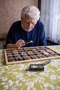 He showed considerable interest in collecting from his childhood and it has persisted up to these days and Jiří Boháč works as an expert witness in the field of numismatics