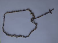 Photo of a rosary which Jakub Drkal made in prison and secretly handed over to his family.