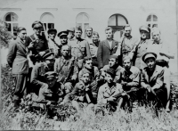 Partisans from a group in which her husband, Jaroslav Kufurst, had been serving during the war 