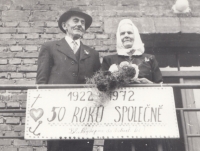 Petr Špinler's parents, 1972