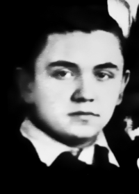 Leonid Dohovič pictured during his school years, probably shortly after World War II