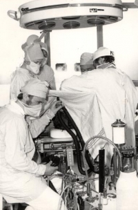 Operating room in the Liberec hospital before 1989
