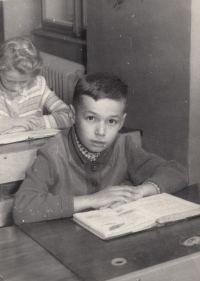 Witness in 2nd or 3rd grade, Polička, around1962-63