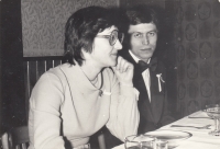 Her wedding with František, 1975