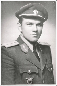 As a soldier, 1954