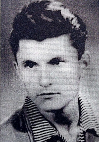 Milan Kajan - photograph from the time of service in PTP departments (1950)