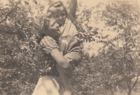 Jana Blažejová at the age of five