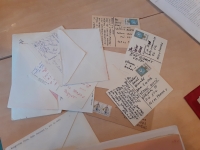 Messages and postcards of Rita and Tomáš Vosolsobě