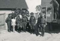 Red Army in Olovnice, May 1945.