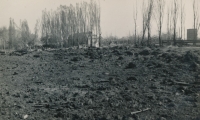 Bombing of Kralupy in 1945.
