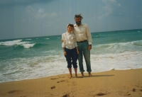 Jiří Prokop with his wife Miriam in Israel, 1996