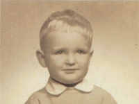 Richard Lukáš in his childhood, undated.