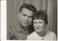 S druhou manželkou Janou, 1963