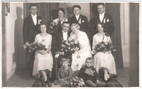 His parents getting married, 1930