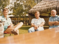 Vladimír Zikmund (far right) with fellow epidemiologists at Papua - New Guinea