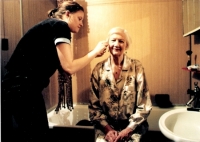 Miroslava Malecká-Svobodová during filming the TV series Dokoláč. 2000