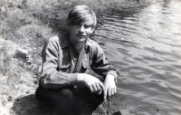 Ludvík Rösch asi v sedmnácti letech