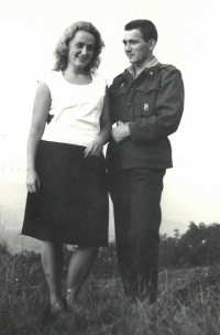 Karel Lednický with his wife Jana
