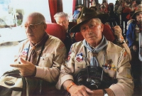 Jindřich Valenta - Wolf and Jiří Lukšíček - Lynx are going to a jamboree in Sweden with other old scouts. 2011
