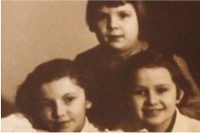 Daughters of Květa Běhalová down. Circa 1958 - 1960