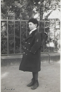Juraj, as a six-year-old boy, in Košice.
