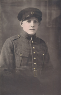 Father in Czechoslovak uniform